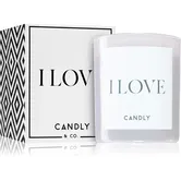 Candly & Co. I Love lumânare parfumată 250 g