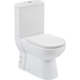 Set WC CeraStyle Bella, portelan, alb, evacuare laterala + rezervor, 3/6 litri