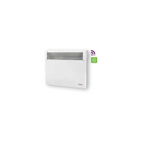 Convector electric de perete Tesy HeatEco Cloud CN031100 EI, 1000 W, 45 x 9 x 56 cm, display led, control electronic