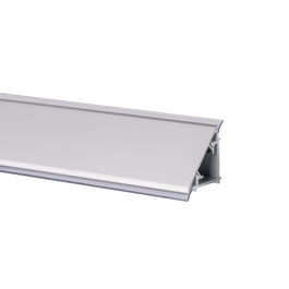 Profil inaltator blat bucatarie, PVC si aluminiu, argintiu, 4 m