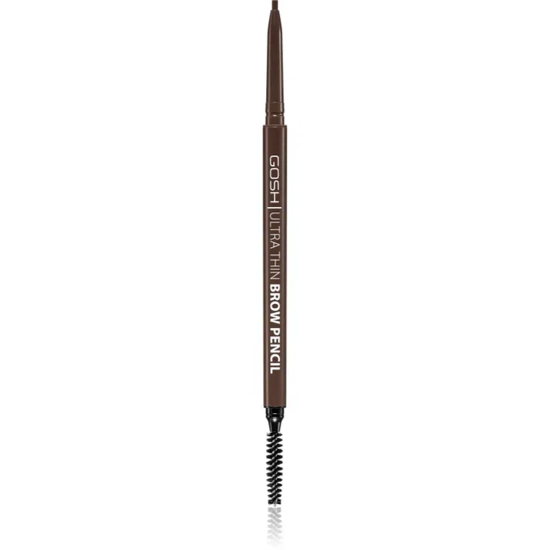 Gosh Ultra Thin creion sprâncene precise cu pensula culoare 003 Dark Brown 0,35 g