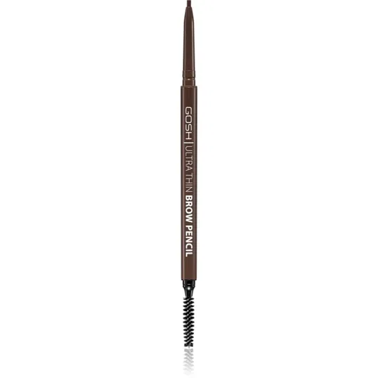 Gosh Ultra Thin creion sprâncene precise cu pensula culoare 003 Dark Brown 0,35 g