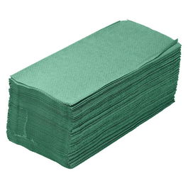 Prosoape hartie pliate V Misavan, verde, 1 strat, 20 set/bax, 180 buc/set