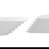 Cada baie freestanding Sanotechnik Reno white, montaj drapta, acryl, alb, 170 x 75 x 58 cm