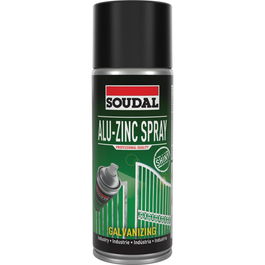 Vopsea spray zinc aluminiu Soudal, 400 ml