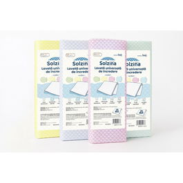 Lavete universale Solzina, colorate, 40 x 40 cm, 25 buc/pac
