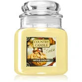 Country Candle Milk & Cookies lumânare parfumată 453 g
