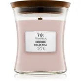 Woodwick Rosewood lumânare parfumată cu fitil din lemn 275 g