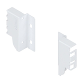 Suport spate stanga/dreapta pentru Tandembox antaro, otel, alb, 93 mm