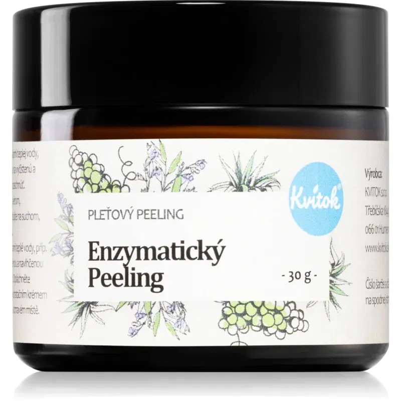 Kvitok Enzymatic peeling exfoliant facial pentru piele sensibilă 30 ml