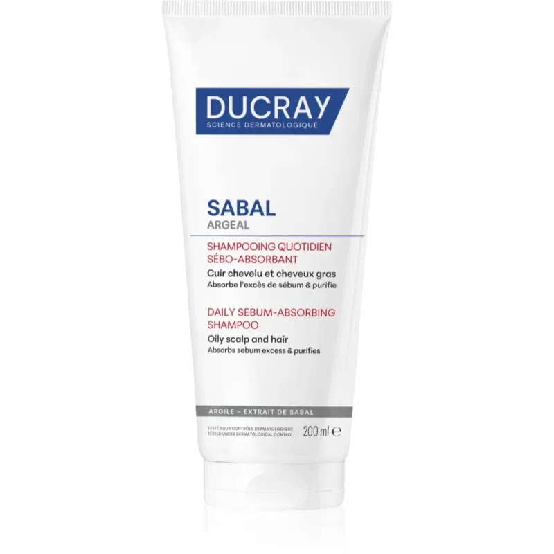 Ducray Sabal Argeal șampon pentru par si scalp gras 200 ml