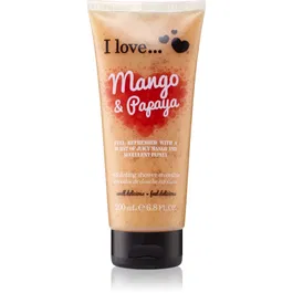 I Love Mango & Papaya gel de dus exfoliant 200 ml