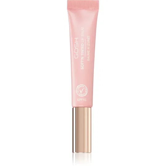 Gosh Soft`n Tinted balsam de buze tonifiant SPF 15 culoare 003 Rose 8 ml