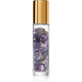 Crystallove Amethyst Oil Bottle roll-on cu cristale reincarcabil 10 ml