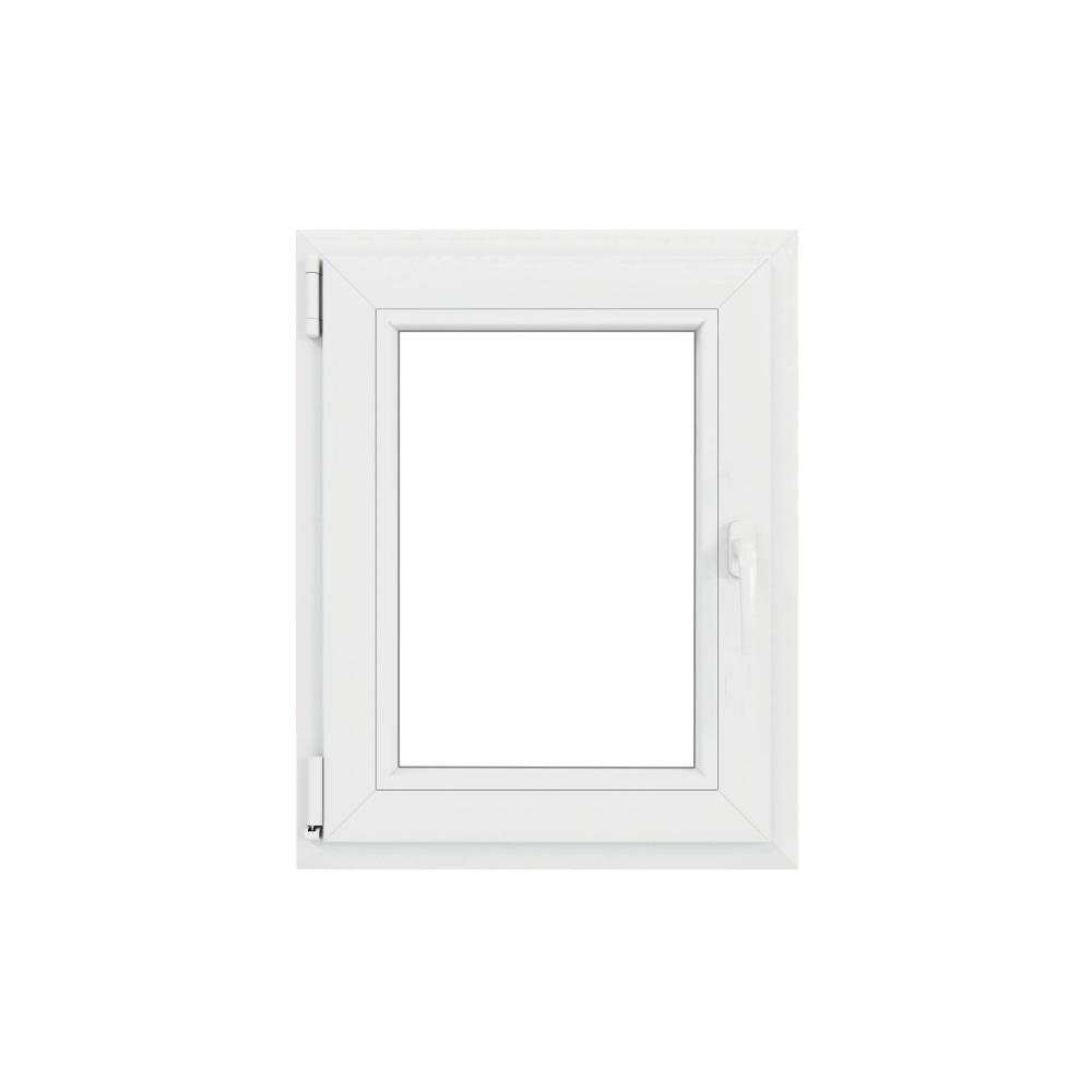 Fereastra PVC, 5 camere, deschidere oscilobatanta, stanga, alb, 60 x 80 cm