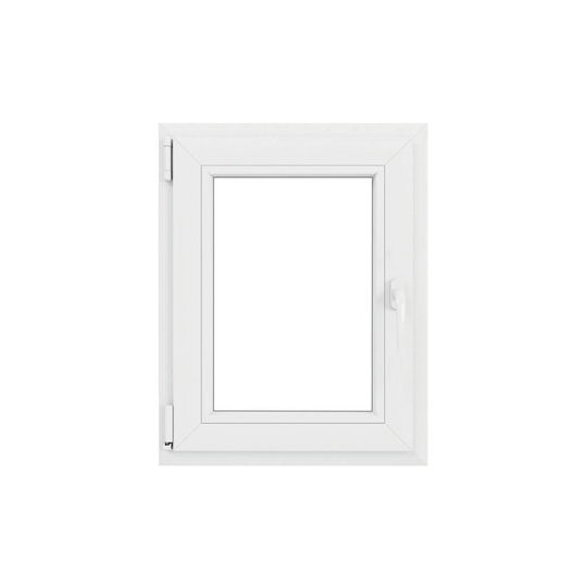 Fereastra PVC, 5 camere, deschidere oscilobatanta, stanga, alb, 60 x 80 cm