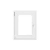 Fereastra PVC, 5 camere, deschidere oscilobatanta, stanga, alb, 60 x 80 cm