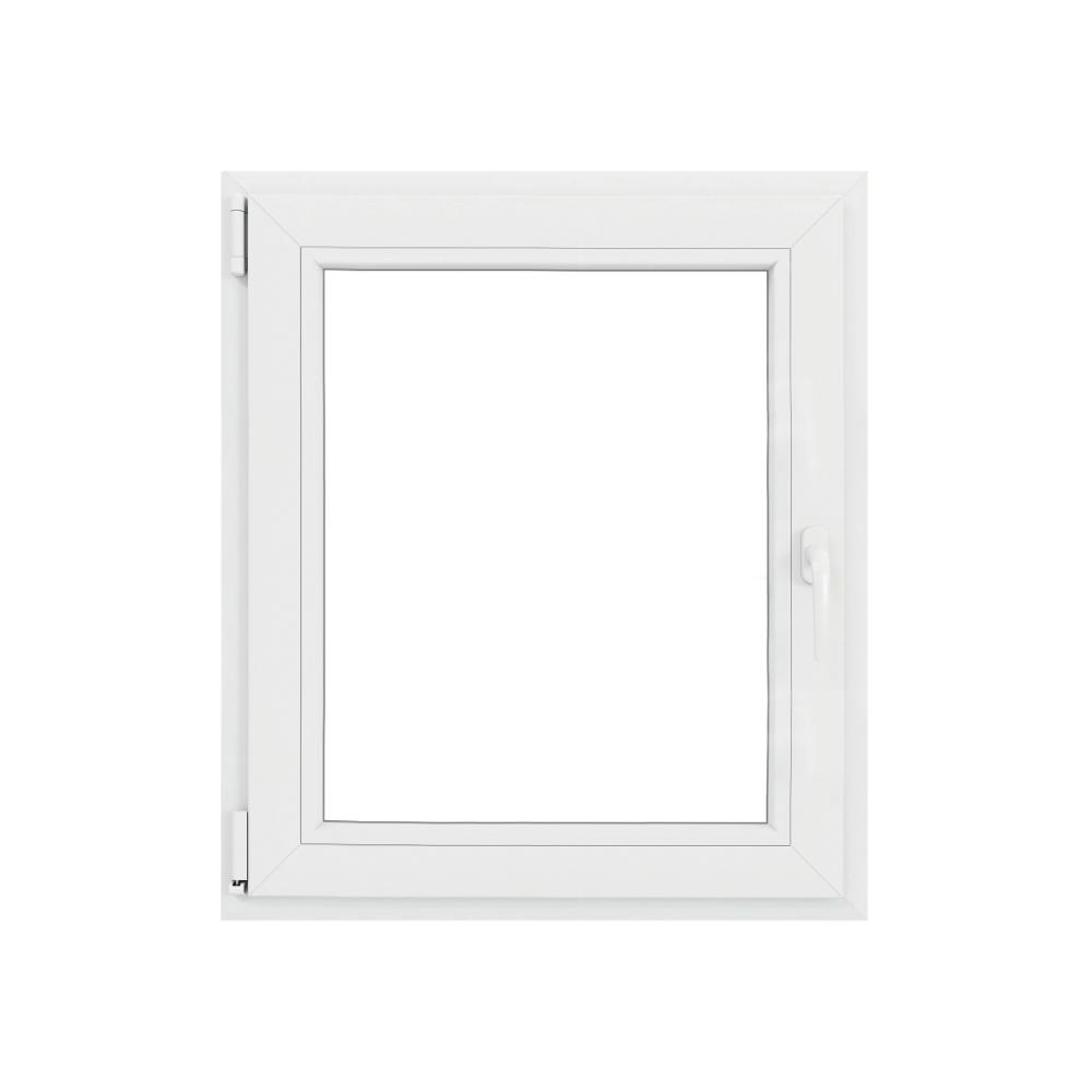 Fereastra PVC, 5 camere, deschidere oscilobatanta, stanga, alb, 80 x 100 cm