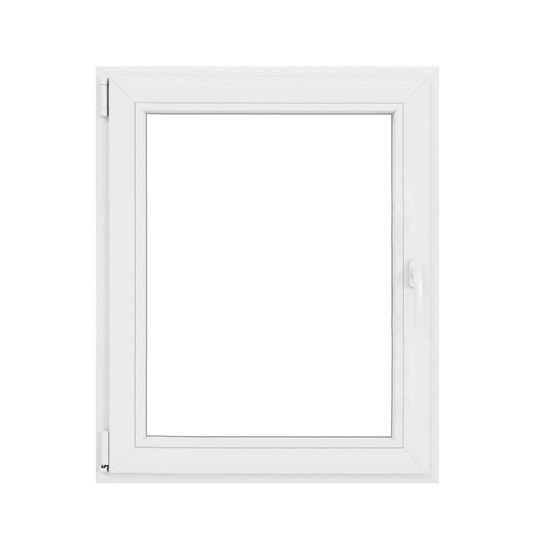 Fereastra PVC, 5 camere, deschidere oscilobatanta, stanga, alb, 90 x 120 cm