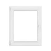 Fereastra PVC, 5 camere, deschidere oscilobatanta, stanga, alb, 90 x 120 cm