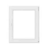 Fereastra PVC, 5 camere, deschidere oscilobatanta, dreapta, alb, 90 x 120 cm