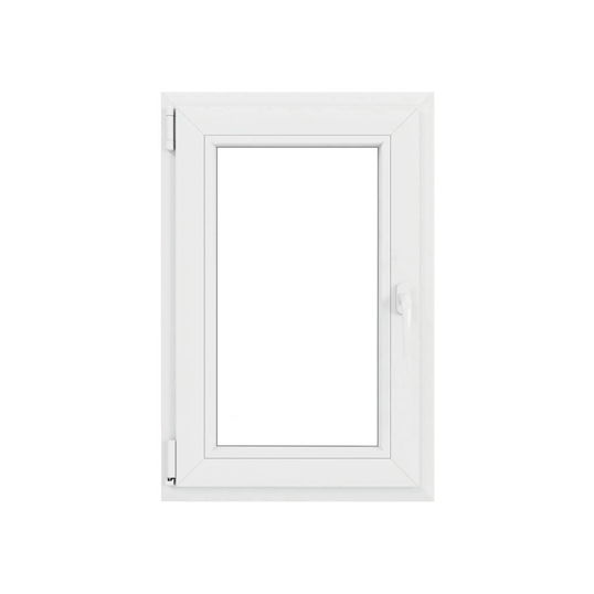 Fereastra PVC, 5 camere, deschidere oscilobatanta, stanga, alb, 60 x 100 cm