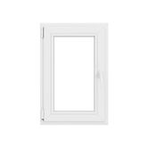 Fereastra PVC, 5 camere, deschidere oscilobatanta, stanga, alb, 60 x 100 cm