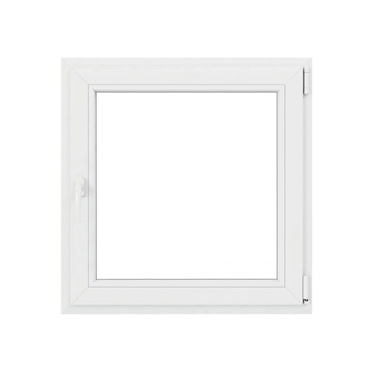 Fereastra PVC, 5 camere, deschidere oscilobatant, dreapta, alb, 100 x 100 cm