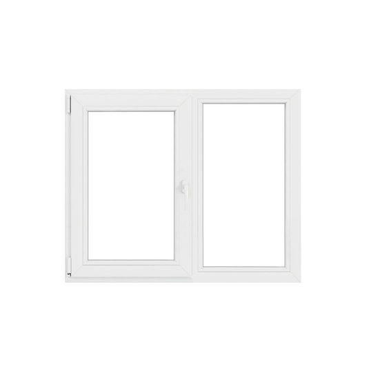 Fereastra PVC, 5 camere, deschidere oscilobatanta, stanga, alb, 160 x 120 cm