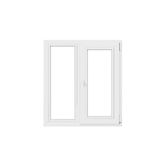 Fereastra PVC, 5 camere, deschidere oscilobatant, dreapta, alb, 140 x 120 cm