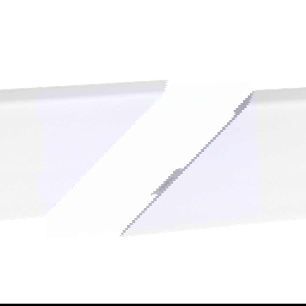 Plinta pardoseala Duflex White Matt 901, polimer flexibil, rezistenta la apa, finisaj mat, alb, 2000 x 80 x 18 mm