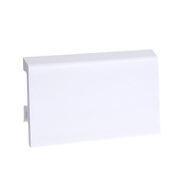 Plinta pardoseala Duflex White Matt 901, polimer flexibil, rezistenta la apa, finisaj mat, alb, 2000 x 80 x 18 mm