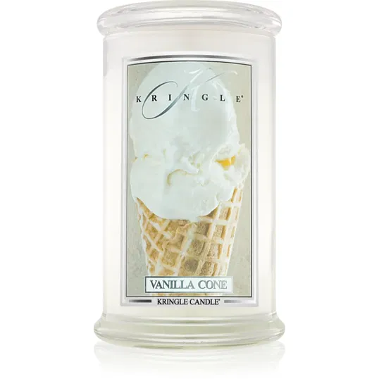 Kringle Candle Vanilla Cone lumânare parfumată 624 g