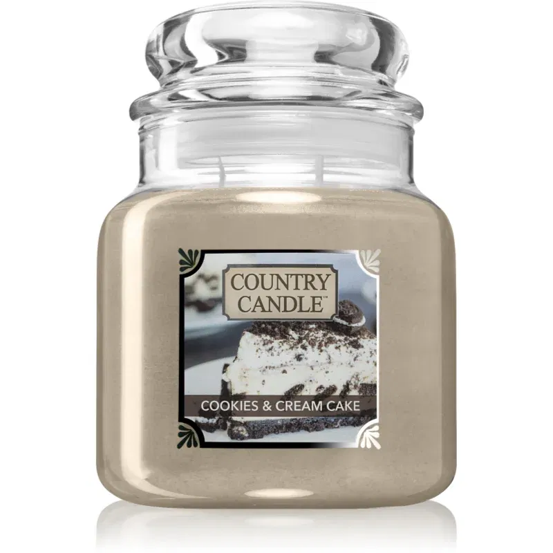 Country Candle Cookies & Cream Cake lumânare parfumată 453 g