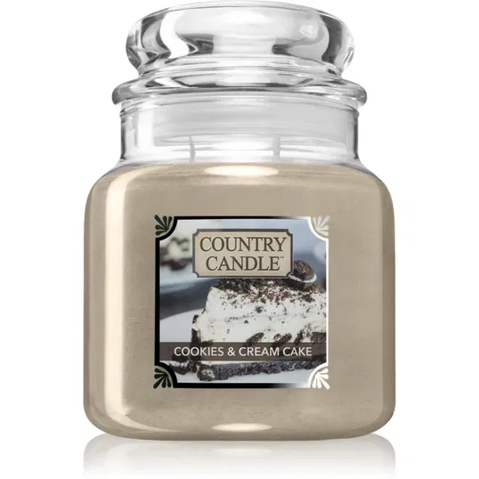 Country Candle Cookies & Cream Cake lumânare parfumată 453 g