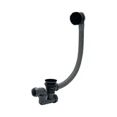 Coloana pentru cada Wirquin, cu buton si dop ABS, negru, 70 cm