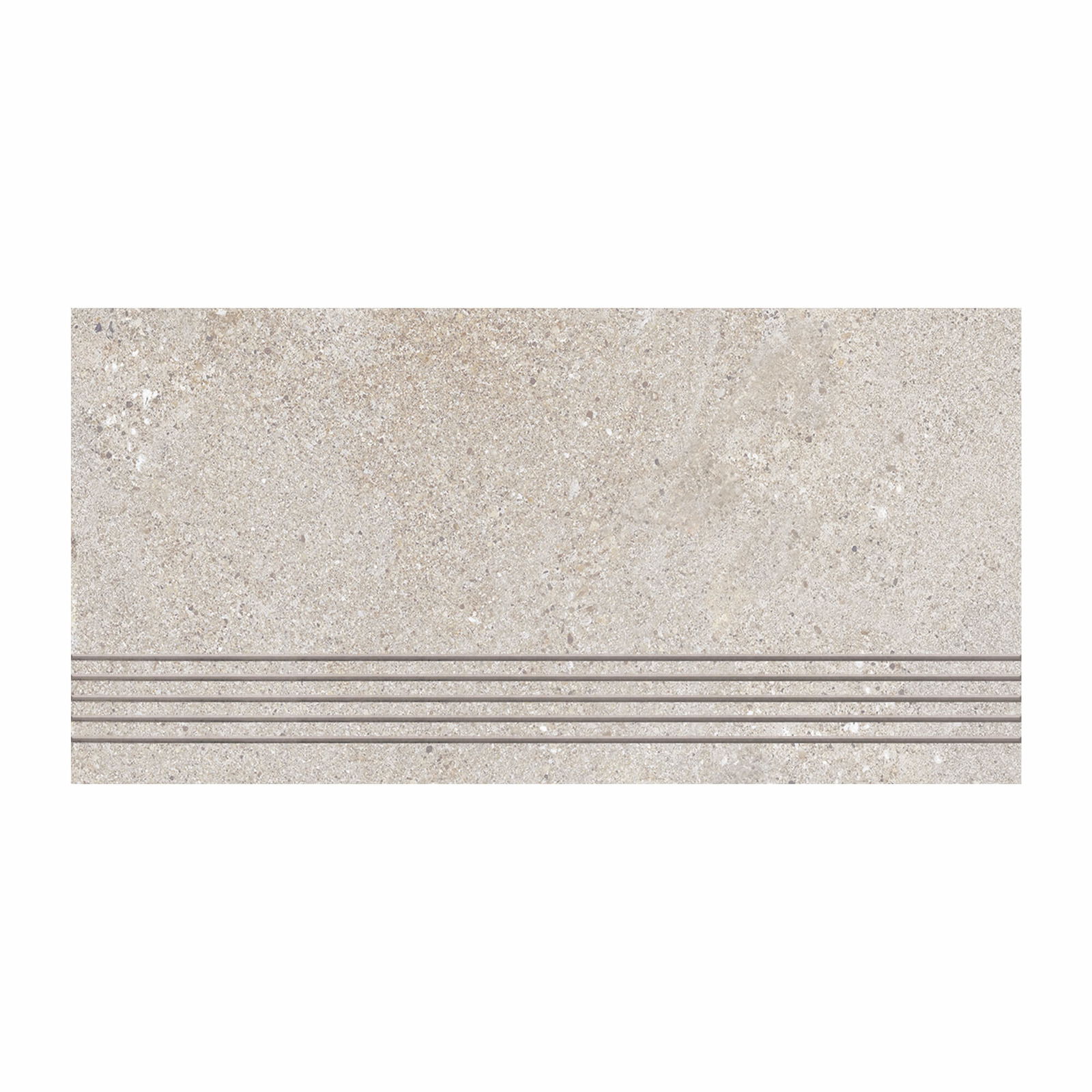 Treapta interior/exterior Cesarom Cementino, grej, mat, aspect ciment, PEI 4, 9 mm, 60 x 30 cm