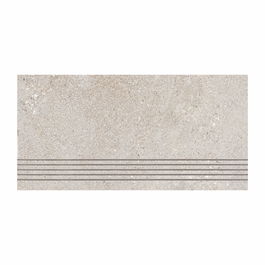 Treapta interior/exterior Cesarom Cementino, grej, mat, aspect ciment, PEI 4, 9 mm, 60 x 30 cm