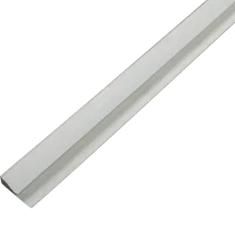 Profil de terminatie U, Helopal, PVC, alb, 3 m