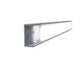 Profil banda led Listello, tip U, aluminiu, montaj incastrat, argintiu, 8.2 x 19 mm, 2,7 m