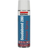 Adeziv de contact suprafete multiple Soudal Soudabond 280 Power Spray, interior/exterior, transparent, 500 ml