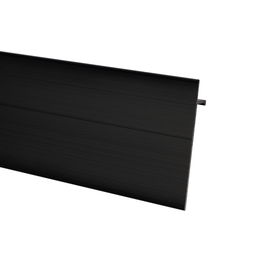 Profil de inchidere Shadow Gap SET S77, tip plinta, aluminiu, compatibil banda LED, antracit, 80 x 3000 mm
