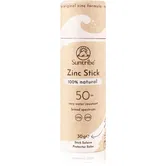 Suntribe Sports Zinc Stick baton de protecție minerală pe zonele sensibile SPF 50 Original White 30 g